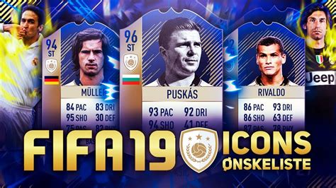 Browse icons by category, artist, popularity, date. FIFA 19 ICONS WISHLIST! 🌟 ft. Puskás, Müller & Rivaldo ...