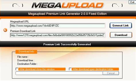 We have selected the best rapidgator link generator that will help you to get the premium features. Megaupload Premium Link Generator + Fast Downloader ...