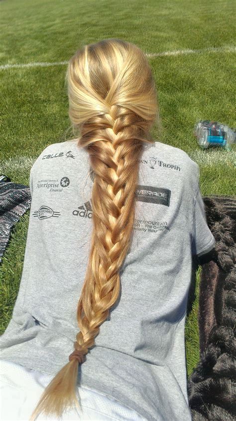 Try different types of braids on your soft, long locks and you will be happy with the final style. French braid | Long hair styles, Braids for long hair ...