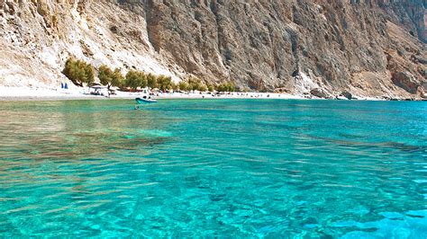 The beach is called like this because when someone digs a hole in the sand, sweet water appears from the ground. Glyka Nera / Glyka Nera beach - CRETAZINE ♥ Crete as we ...