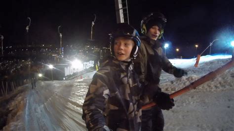 There are 5 ski runs, a children's area and a snow park. Hammarbybacken by night - 2017 - YouTube