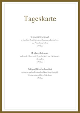 Egal, wo sie gerade sind: Speisekarten und Menükarten: free restaurant