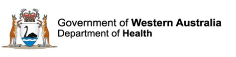 The use of health sign as the primary design conveys healthy lifestyle. Department of Health - Organisations - data.wa.gov.au