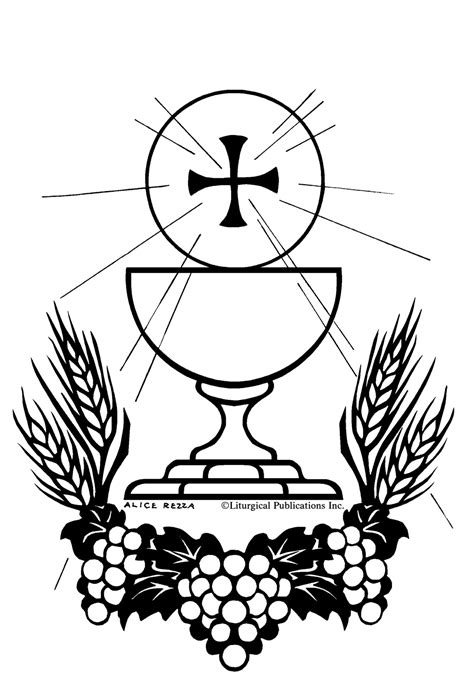 O little therese of the child jesus, please pick a rose for me from the heavenly gardens and send it to me as a message of love. Catholic Mass Coloring Pages | Clipart Panda - Free ...