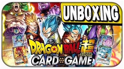 Final fantasy & more ccgs. UNBOXING Dragon Ball Super Card Game + Sorteio Deck ...