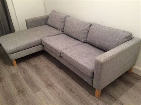 Ikea karlstad sofa is a relatively decent sofa that adds more class to your living standards. IKEA KARLSTAD Isunda grey sofa with chaise lounge | in ...