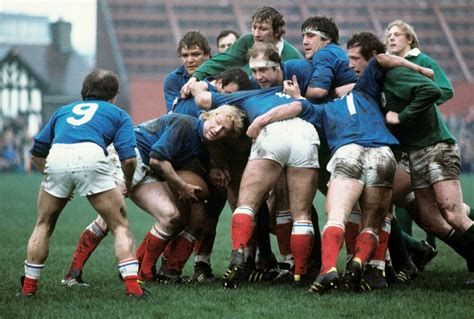 France played sporadically against the british home nations until they joined them to form a five nations tournament. Match rugby tournoi des 5 nations Irlande - France 1977 ...