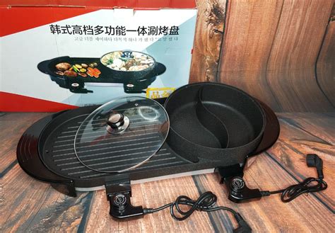 Put capsicums directly over a medium flame, turning occasionally, until skin is blackened and beginning. ELECTRIC GRILL STEAMBOAT - SEÑORA