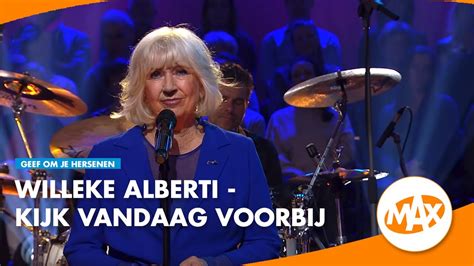 Willeke alberti viert haar 75e verjaardag met een prachtige jubileumtour! Willeke Alberti - Kijk Vandaag Voorbij | GEEF OM JE ...