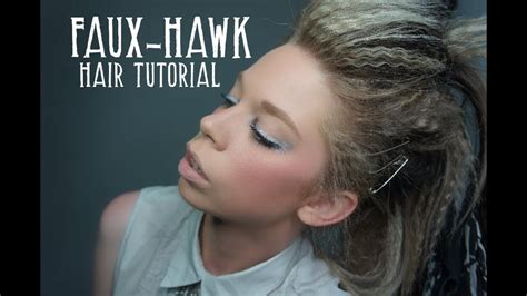 The faux hawk haircut has made its way into various cultures and has become widely accepted in the hairstyle world. FAUX-HAWK HAIR TUTORIAL - YouTube