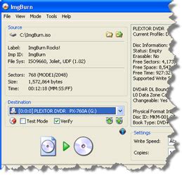 The iso format seems to be more popular than img format now, so, if you want to convert your img files into iso files, this little software just helps you. ImgBurn file extensions