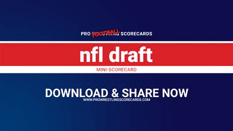 Both the 4th and the 5th round is likely to be finished at the same day as the nfl usually finishes the first three rounds the first day. NFL Draft Mini-Card | 2020 | Pro Wrestling Scorecards
