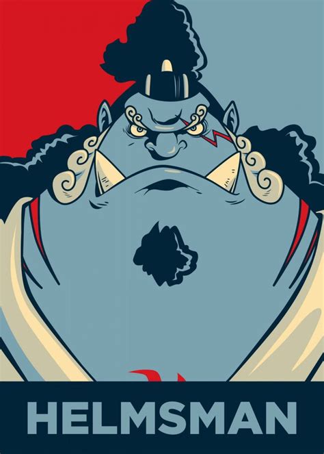 Soulstorm on twitter katakuri or jinbei. JINBE THE HELMSMAN Anime & Manga Poster Print | metal posters | One piece anime, One piece ...