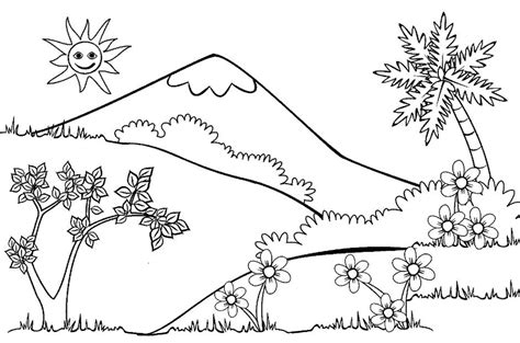 21 gambar sketsa pemandangan alam yang menajubkan merupakan koleksi photo yang telah kami sediakan di website gambar mewarnai terbaru untuk mempermudah anda dalam. Gambar Pemandangan Gunung Kartun Mudah - Kumpulan Montase ...