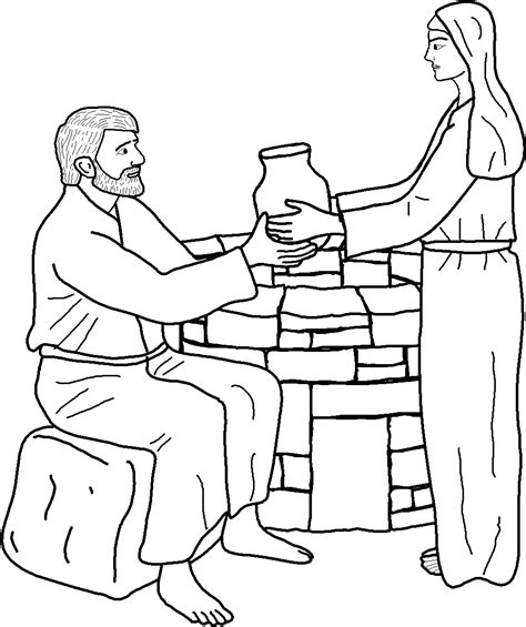 This is an exclusive subscriber freebie and includes over 100 pages of games, coloring pages, worksheets and more for teaching children the ten commandments. Free Woman At The Well Coloring Page, Download Free Woman ...