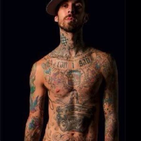 Travis barker talks tattoos and pain | gq. So nice to look at. | Travis barker tattoos, Travis barker ...