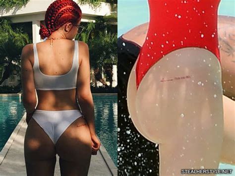 See more ideas about kylie jenner's tattoos, tattoo choker, kylie jenner. Kylie Jenner "Before ˈsa-nə-tē" Butt Tattoo | Steal Her Style