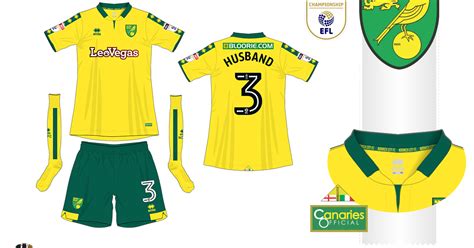 Twitter reacts as canaries release horror white, yellow and green design likened to 'bird made by italian brand errea, championship club's kit is on sale at prices starting from £48. Kit Design, by eroj: 2017-18 Norwich City Home