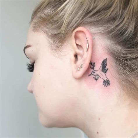 The crucifix, in the meantime, attributes to an image of a cross that also incorporates the crucified body of jesus. Perfect Placement - Behind the Ear Tattoos | Ear tattoo ...