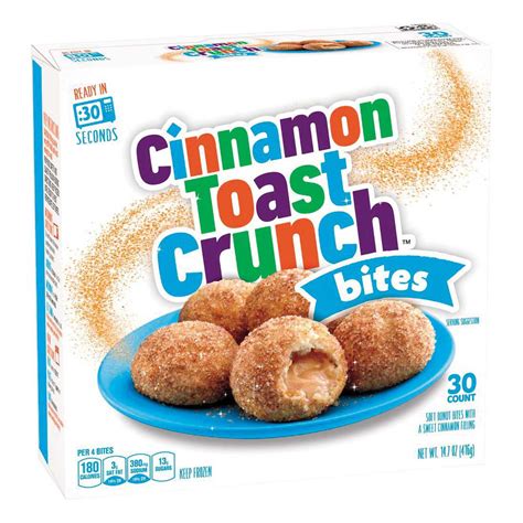 The logo is still used in french toast crunch. General Mills Cinnamon Toast Crunch Bites - Shop Entrees ...