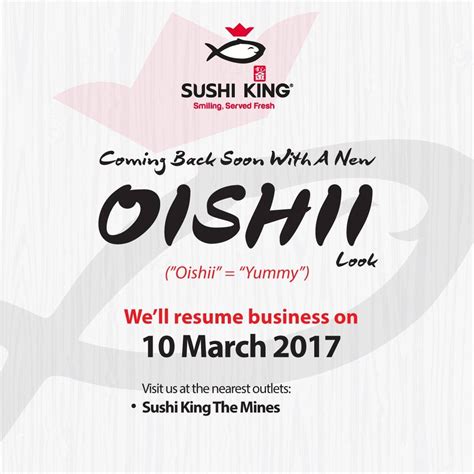 For people who don't like raw fish, there are baked macaques for example! Sushi King IOI City Mall Temporarily Closed | LoopMe Malaysia