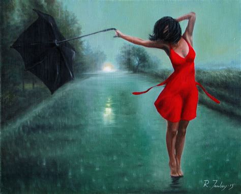 Dancing in the rain 70 gifs. Dancing in the rain (My Oil Paintings)