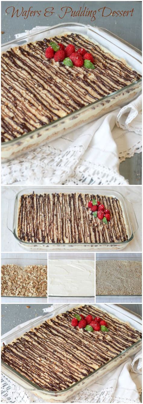 79 easy no bake desserts for when you need something sweet stat. Easy, no-bake pudding dessert with vanilla wafers ...