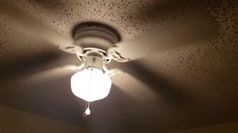 They told me they would mail me the part with instructions on how to repair. The Hampton Bay Littleton ceiling fan in my brother's room ...