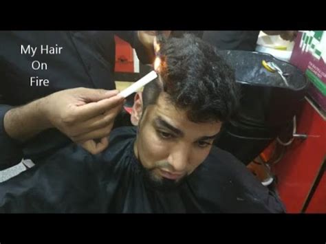 Maybe you would like to learn more about one of these? Fire Hair cut | Delhi | Best Hair style | 1st time ever ...