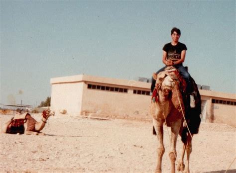 An athlete who rides camels during a race. Usama Alshaibi: Usama the Camel Jockey