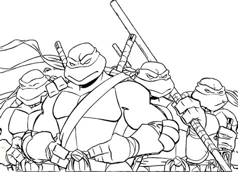 Make them bright and colourful! Rafael coloring pages to download and print for free