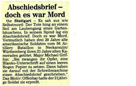 Der suizident hat demnach keinerlei. Mordfälle Anja Aichele und Sibylle G. (Seite 40) - Allmystery