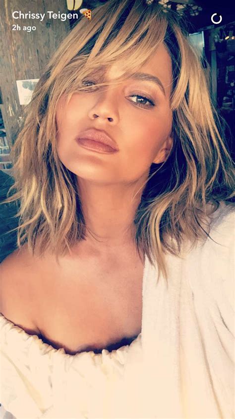 Chrissy teigen makes things a little more complicated. Lob shag on Chrissy Teigen | Jen atkin hair, Hair