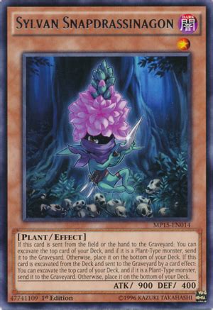 In the tcg, sylvan cards pioneered a new game term, excavate. Sylvan Snapdrassinagon | Decks and Ruling | YuGiOh! Duel ...