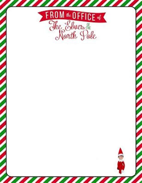 Downloading our premium letterhead templates will save you from the hassle of having to start from scratch. Free, Printable Letterhead for your Elf on the Shelf. | Christmas | Pinterest | Shelves, The o ...