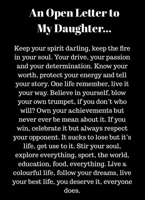 Proud parent letter to daughter. Pin by just us on Beautiful Daughter | Mother quotes, My ...