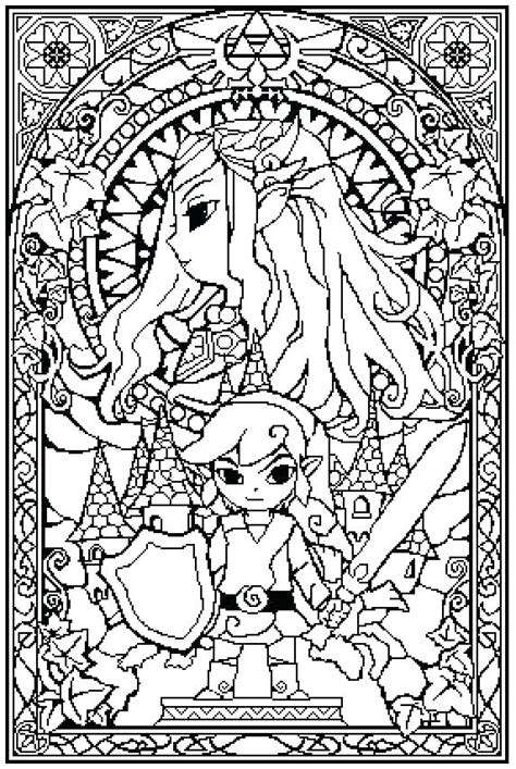 Photo gallery on website zelda coloring pages at coloring book online. Princess Zelda Coloring Pages at GetColorings.com | Free ...