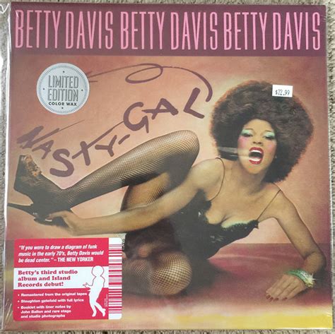 Funk diva betty davis was supposed to break big upon the release of her third album, nasty gal. Betty Davis - Nasty Gal (2018, Pink & Yellow Swirl, Vinyl ...
