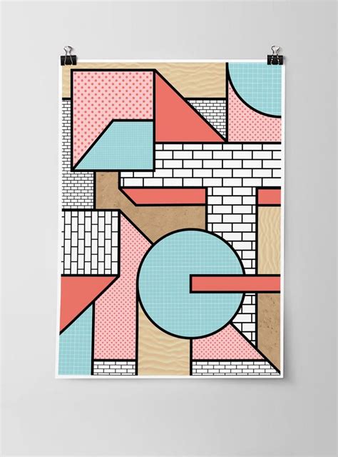 1424 highland ave, needham, ma 02492. Benjamin Craven Bricks & Sand Print | Art, Wall art prints ...