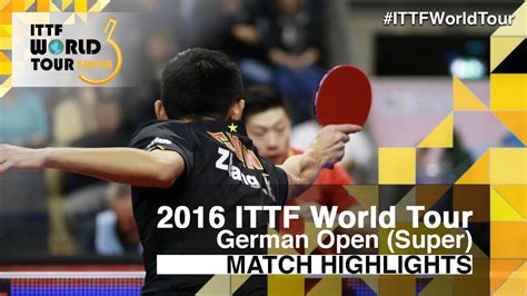 The mracket is a great way to increase the speed of your game by reducing the amount of spin needed for a quick shot. German Open 2016 Highlights: MA Long vs ZHANG Jike (1/2 ...