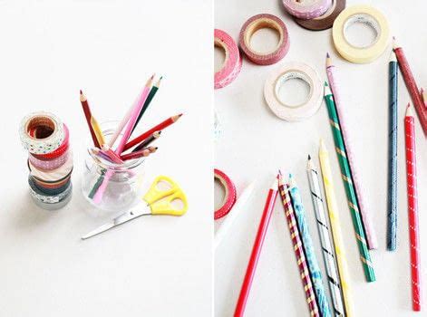 This blog post will give you 21 different ideas of how to use washi tape in your craft, diy and journaling projects. Washi Tape Pencils · How To Make A Pens & Pencils ...