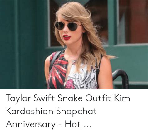 If you are looking for taylor swift snapchat then surely you are on the right post let me give you a brief introduction about taylor. Taylor Swift Snake Outfit Kim Kardashian Snapchat ...