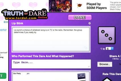 If you had to hook up with one family member, who would it be? Play Truth or Dare Online | LoveToKnow