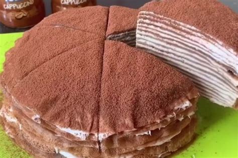 Manisnya cokelat membuat kue yang satu ini selalu menjadi favorit keluarga. Resep Kue Tiramisu Mille Crepes - Resep Kuliner - Cookpad Indonesia