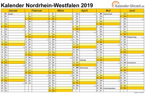 Ferienübersicht für die nächsten 3 monate. Kalender 2019 nrw (8) | Downloads 2021 calendars printable ...