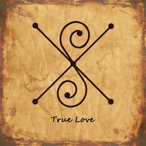 The runic alphabet is made up of angular letters. TRUE LOVE Sigil | Magick symbols, Wiccan symbols, Sigil magic