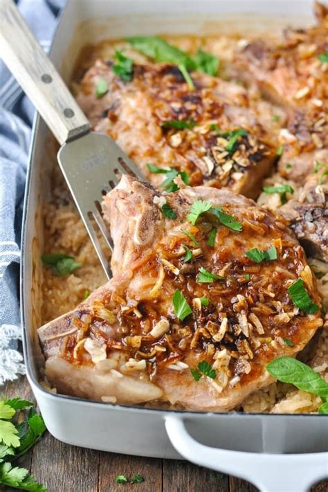 See notes.) be careful not to overcook the pork chops or they may dry yes, i believe that my pork chops were center cut. Country Pork Chop and Rice Bake | Recipe | Pork chops and rice, Pork recipes for dinner, Smoked ...