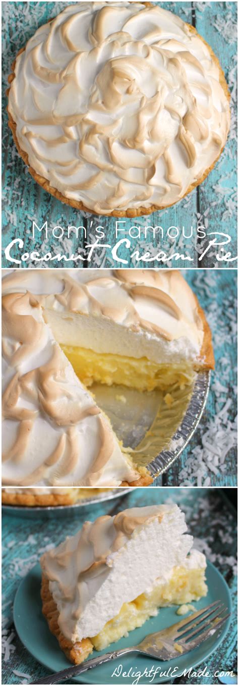 Carbohydrates like breads, pastas, and rice are difficult foods for people with diabetes. Coconut Cream Pie - Delightful E Made