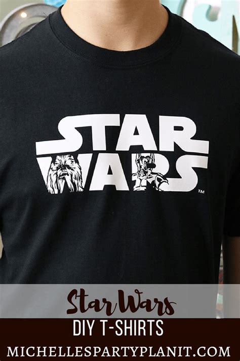 Firstly, check out these amazing. May the Fourth be With You - DIY Star Wars Shirts | Star ...