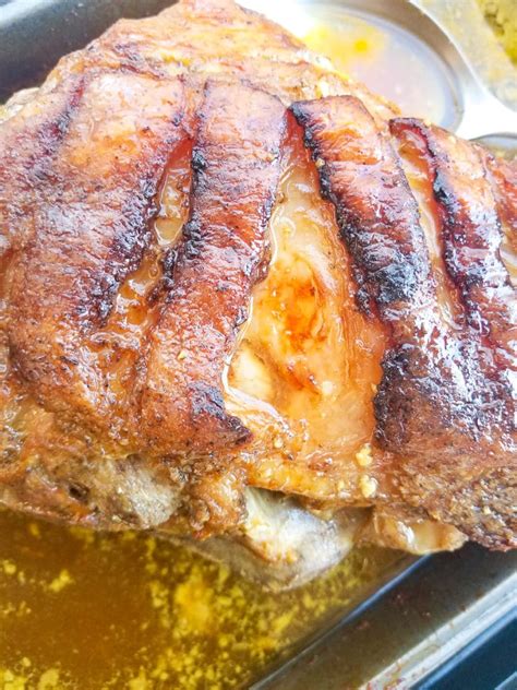The most perfect pork roast with crackling to hit your weekend or holiday table! Pernil Asado (Roast Pork Shoulder) | Mexican Appetizers ...